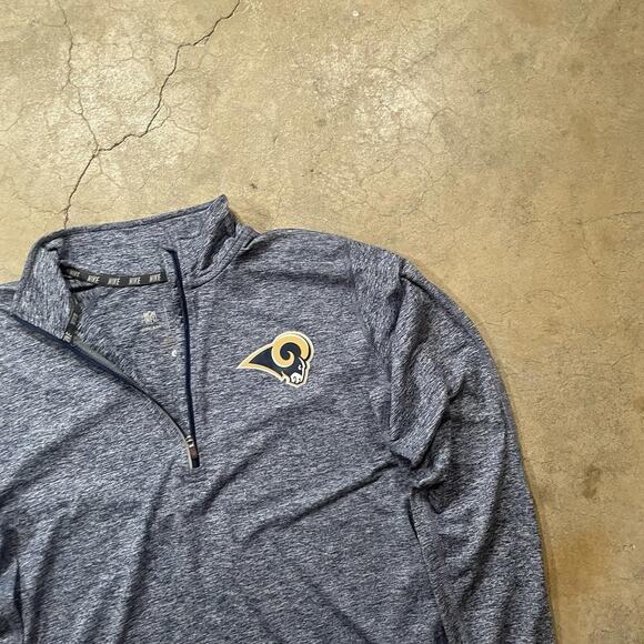 LOS ANGELES RAMS Football NIKE Dri Fit Pullover Fleece - L - Picture 2 of 5